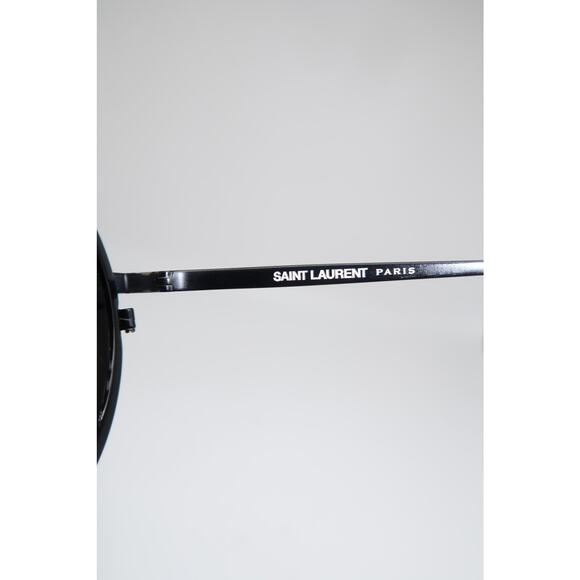 Saint Laurent SL 136 COMBI-002 Round Unisex Sunglasses in Black main image 5